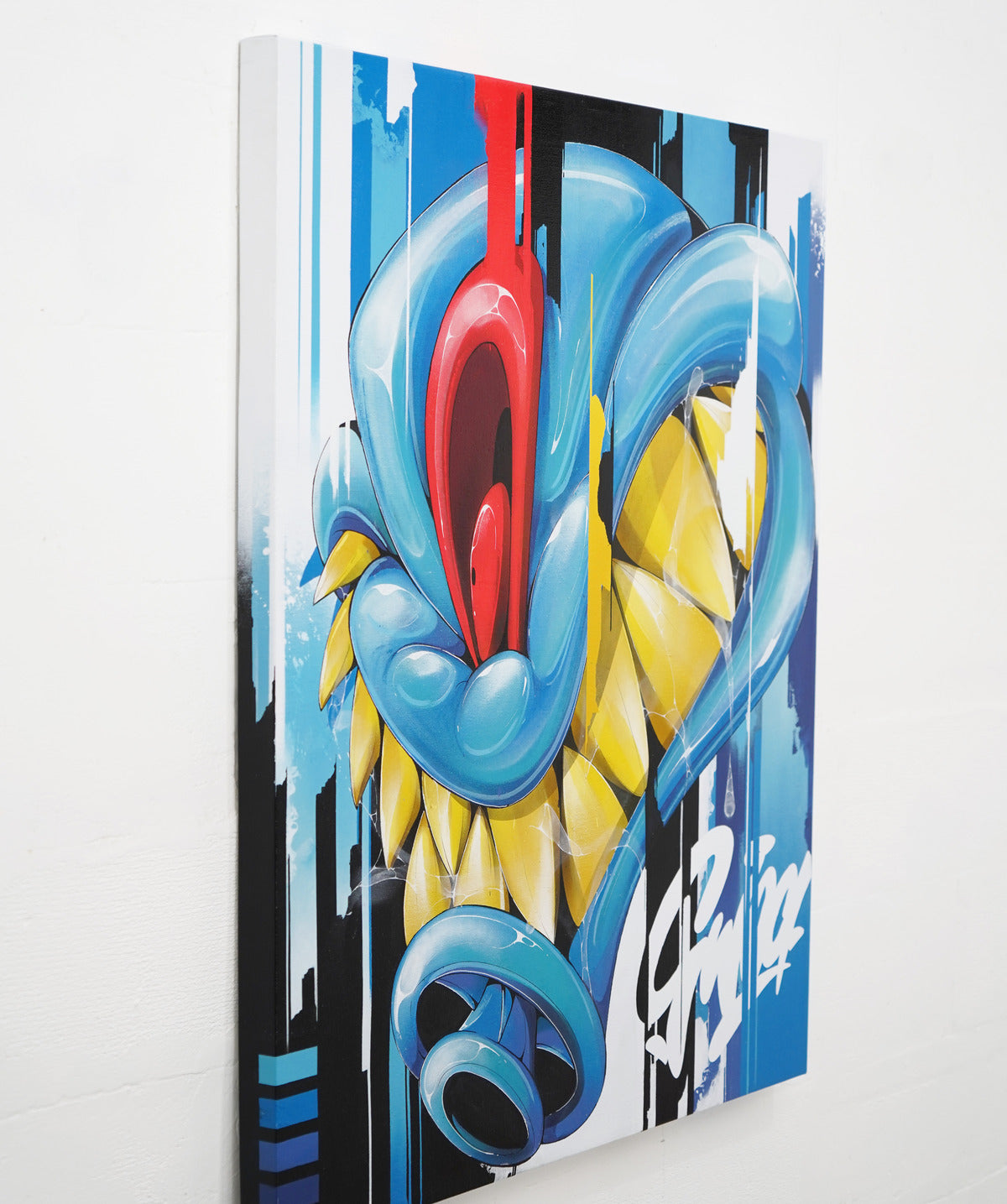 Bold in Blue - Canvas Painting